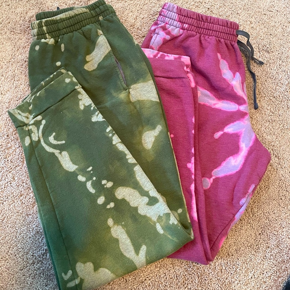 Tapered bleached sweatpants ✨BUNDLE✨